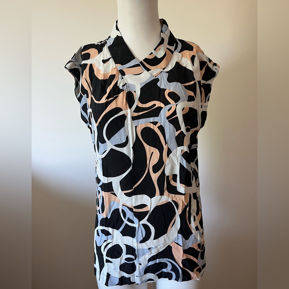Denim Hunter Sleeveless Top Blouse Size 40